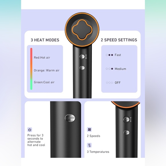 New! Cosy companion hair dryer. BNIB - Picture 3 of 4